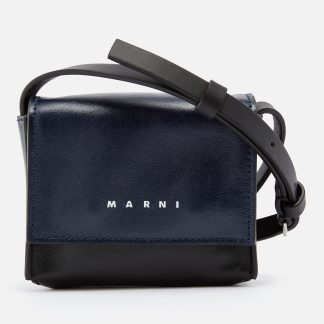 Marni Mini Pebble-Grained Leather Crossbody Bag