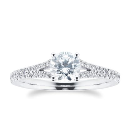 18ct White Gold 1ct Diamond Engagement Ring