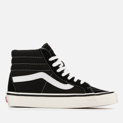 Vans Anaheim Sk8-Hi 38 Dx Hi-Top Trainers - Black/True White - UK 3