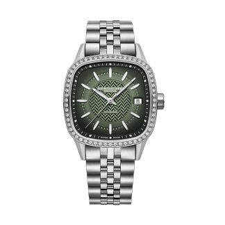 Freelancer Automatic 34.5mm x 34.5mm Ladies Watch Lab Grown Diamonds Green