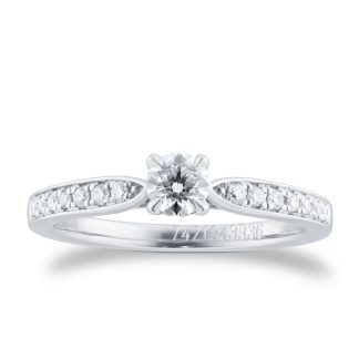 Belvedere Engagement Ring 0.40 Carat - Ring Size P