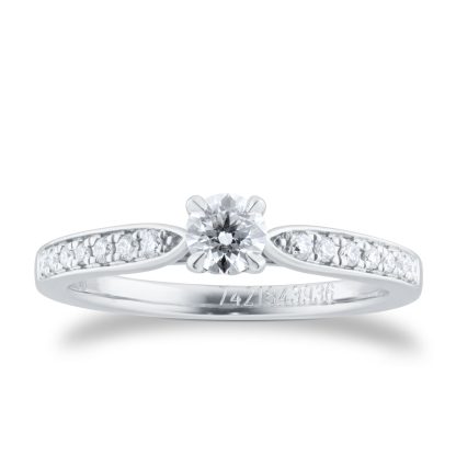 Belvedere Engagement Ring 0.40 Carat - Ring Size O