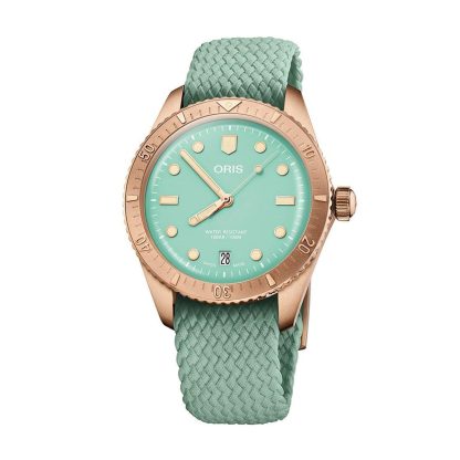 Divers Sixty-Five 38mm Cotton Candy Bronze Green Automatic Watch