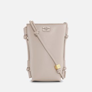 Ganni Bou Recycled Leather Crossbody Bag