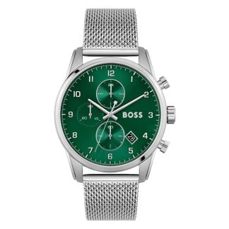 Sport Lux Skymaster Acier 44mm Mens Watch Green