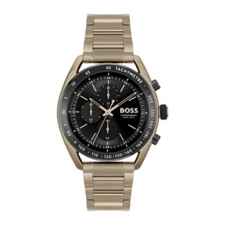 Centre Court Beige IP 44mm Mens Watch Black