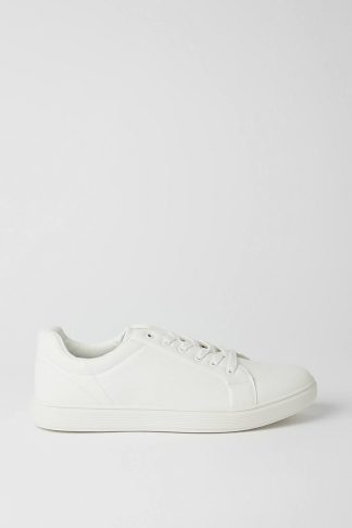 Mens White Casual Trainers