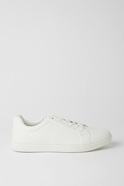 Mens White Casual Trainers