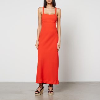 Rixo Brennan Wool-Cloqué Midi Dress - UK 8