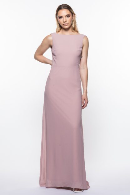 TFNC Eliana Pale Mauve Maxi Dress