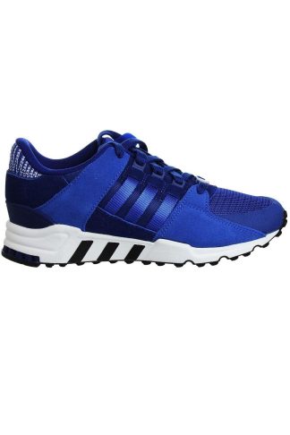 Equipment Support Mens Blue Synthetic Lace Up Trainers, Blue