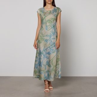 MAX&Co. Apuania Envers Satin Dress