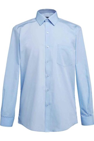 Mens Blue Juno Poplin Shirt, Blue