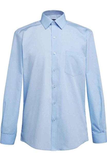 Mens Blue Juno Poplin Shirt, Blue