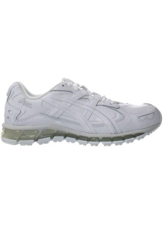 Mens Gel-Kayano 5 360 Lace-Up White Smooth Leather Trainers, White