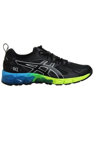 Mens Gel-Quantum 180 Lace-Up Black Synthetic Trainers, Black
