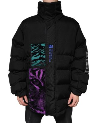 Mens Oversized Puffer Jacket TSH3790 - Black, Black