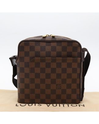Mens Preloved Damier Azur Crossbody Bag N41262 - Brown Shoulder Bags, Brown