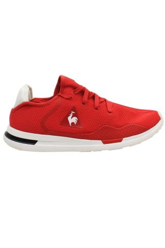 Mens Solas Sport Lace-Up Red Synthetic Trainers, Red