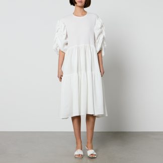 Toit Volant Ottille Garden Cloqué Midi Dress - M/L