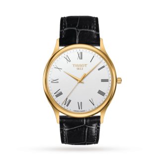 T-Gold Excellence 18K Gold 40mm Mens Watch White