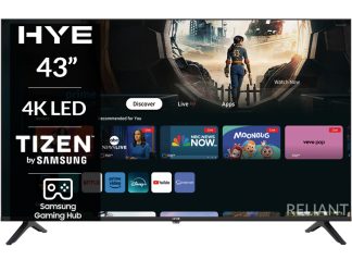 HYE 43" 4K LED Tizen OS WiFi Frameless Smart TV - 43UHDS2008