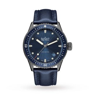 Fifty Fathoms Bathyscaphe 43.5mm Mens Watch Blue