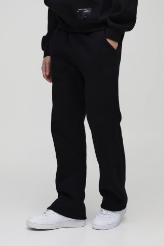Mens Black Relaxed Gusset Jogger, Black