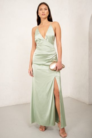 TFNC Cassandra Sage Maxi Dress